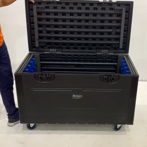 Kệ Nhựa HDPE Mới Có Thể Tháo Rời Tiện Ích <span class=keywords><strong>Trunk</strong></span> Pack Cáp Màn Hình LED Hiển Thị Trường Hợp Chuyến Bay - Product Image 2