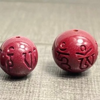 Collier artisanal en pierre de grès rouge cinabre, Bouddha Maitreya pour homme et femme, cadeaux pour enfants, musculation
