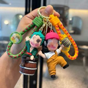 Llavero de Anime Japonés One Piece, Colgante de Plástico para Mochila, Llaves de Coche, Regalos para Parejas - Product Image 3