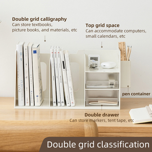 OEM/ODM Office Desk <strong>Storage</strong> Organizer Document <strong>Storage</strong> Rack Container <strong>Drawer</strong> Book Organizer <strong>Storage</strong> with Pen Holder - Product Image 3