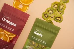 Emballage alimentaire en papier kraft compostable écologique personnalisable Acide polylactique biodégradable Sac vertical à fermeture éclair pour fruits secs - Product Image 6