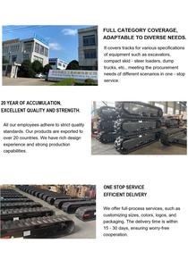 ระบบรางตีนตะขาบแบบครบชุด ขนาด 10 ตัน <span class=keywords><strong>15</strong></span> ตัน 20 ตัน สำหรับแท่นทำงาน โรงงานผลิตโดยตรงจากผู้ผลิต OEM - Product Image 3