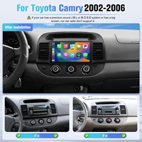 Bon prix autoradio Android avec caméra de recul Bt Multifonction multimédia Wifi pour Toyota Camry 2002-2006 lecteur d'autoradio