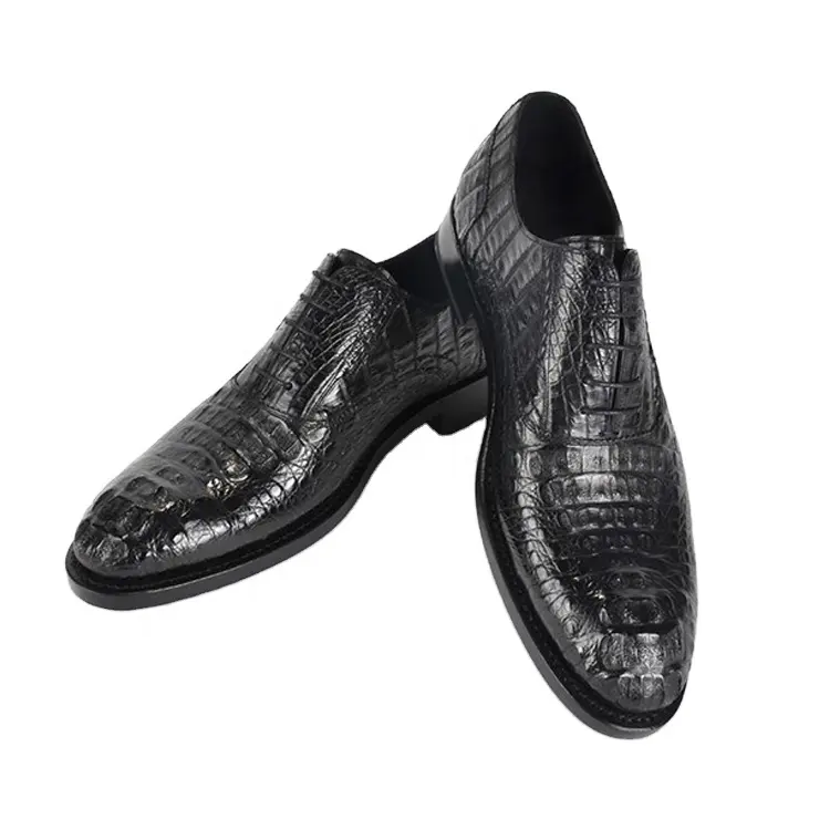 Custom lace up man style real exotic crocodile skin genuine crocodile leather oxford men dress shoes, men shoes exotic leather