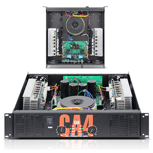 Amplificador de Potencia Profesional 2U de Alta Potencia CA4 para Actuaciones en Escenario, 400W, 2 Canales - Product Image 1