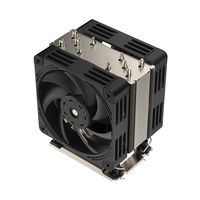 COOLSERVER LGA4189 4U M97 Radiateur de serveur Refroidisseur d'air pour processeur 5 caloducs Deux roulements à billes Ventilateur en cuivre et aluminium Refroidissement de l'ordinateur 395W
