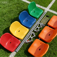 Siège de stade moulé par injection en PP, résistant aux UV, avec support de montage pour gradins extérieurs, durable, résistant aux intempéries, haute capacité