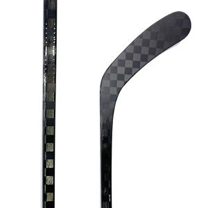 अनुकूलन योग्य कार्बन फाइबर स्टिक आइस हॉकी स्टिक कम मोक समर्थन शुद्ध काले रंग का समर्थन करता है - Product Image 1