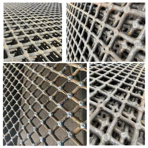 Maille de fil métallique soudée personnalisée, galvanisée/acier inoxydable, acier à faible teneur en carbone, maille à bordure en crochet pour l'exploitation minière, le barbecue, la construction en extérieur - Product Image 2