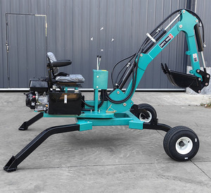 15hp CE EPA Euro 5 Small Garden Digger machermo trainabile Mini scavatrice con motore rotativo - Product Image 4