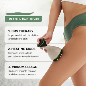 Pennello per massaggio meridiano elettrico per tutto il corpo brucia grassi e dimagrimento dispositivo per raschiare la salute tecnica Gua Sha - Product Image 3