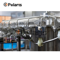Écran tactile 304 entièrement automatique de machine de remplissage matérielle d'acier inoxydable de contrôle de PLC 3-en-1 pour l'emballage en verre de boisson et de thé