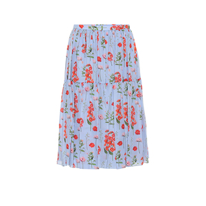 2020 ultimo disegno stampa floreale manica lunga polsini a <span class=keywords><strong>balze</strong></span> camicette eleganti in seta da donna - Product Image 4