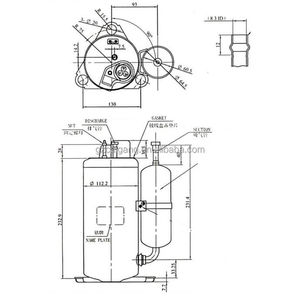 <span class=keywords><strong>Pompe</strong></span> <span class=keywords><strong>à</strong></span> <span class=keywords><strong>chaleur</strong></span> pour compresseur rotatif <span class=keywords><strong>Hitachi</strong></span> hautement WHP03650ASV-H6AUN WHP03650 R410A - Product Image 5