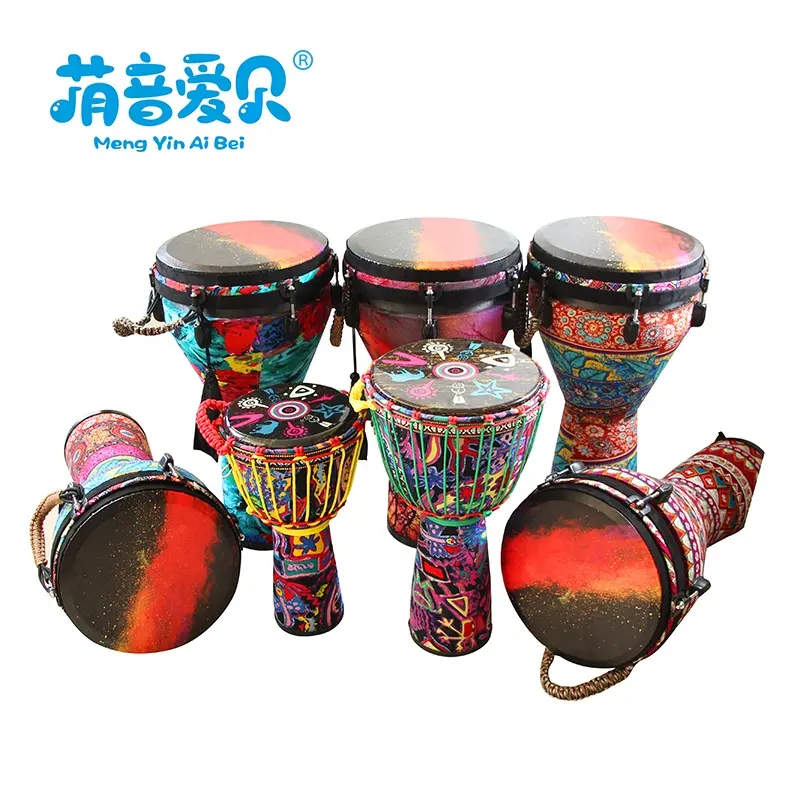 professional musical instruments colorful drums hand drum djembe drums for sale
