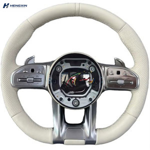 Housse de <span class=keywords><strong>volant</strong></span> en daim pour <span class=keywords><strong>Mercedes</strong></span> Benz S550 SL C300 GLK350 SE, cuir Alcantara sport, très demandée - Product Image 1
