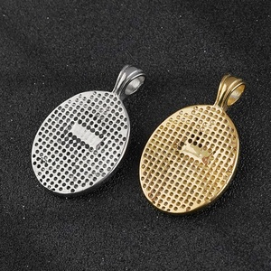 Accessoires de pendentif en acier inoxydable pour hommes et femmes, collier tendance rétro avec portrait de la Vierge Marie de haute qualité - Product Image 2