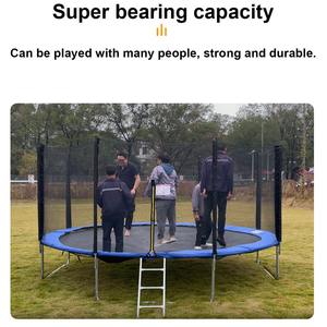 Trampolín Plegable de PVC <span class=keywords><strong>Sunsky</strong></span> para Adultos y Niños - Tamaño de Marco de 8/10/12 Pies con Red Protectora - Product Image 2