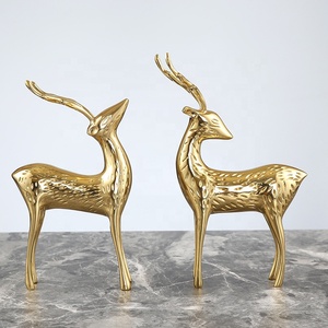 Arredamento moderno per la casa ornamento a forma di cervo sika decorazione soggiorno in stile europeo - Product Image 6