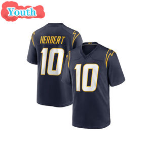 Nueva Camiseta de Rugby para Niños 2025, Los Ángeles, 3 James Jr, 15 McConkey, 10 Justin Herbert, Camiseta de Fútbol Juvenil de Alta Calidad con Costuras - Product Image 4