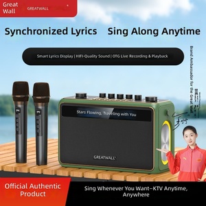 Microphone sans fil intelligent <span class=keywords><strong>pour</strong></span> <span class=keywords><strong>karaoké</strong></span> en extérieur, haut-parleur avec connexion TWS, best-seller de Great Walls - Product Image 2