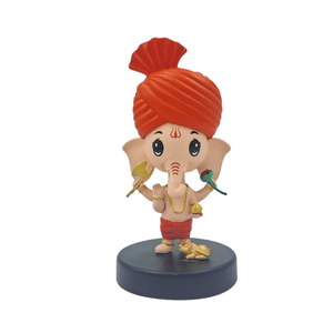 Figura Decorativa de Resina de Shree Ganesh para el Tablero del Automóvil, Estatua Decorativa Hindú para la Decoración del Hogar y la Oficina - Product Image 1