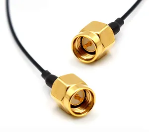 FOXECO RG316 SMA to IPEX Pigital Jumper Cable Connector Brass IPEX UFL to SMA RF Coaxial Connector Cable
