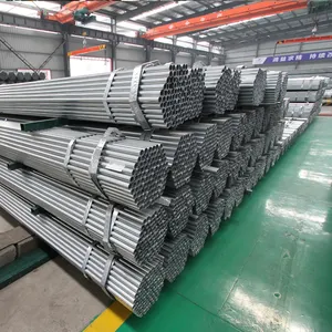 Tubería de hierro de fabricación china, tubo redondo de acero galvanizado en caliente, redondo, 1 pulgada