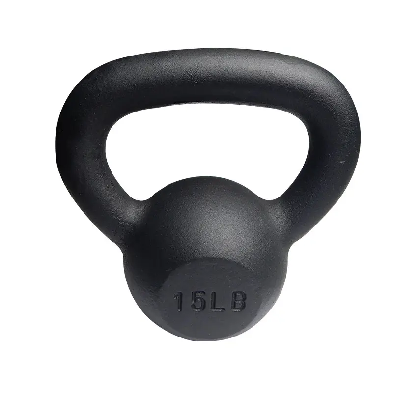 High Quality Cast Iron Kettlebell with Custom Logo Durable Painted Gym Fitness Training Equipment for Body Building Free Weights