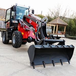 CE diakui kualitas baik 1.5 Ton telephanler roda pemuat teleskopik untuk dijual EURO5 EPA Tier4 mesin opsional <span class=keywords><strong>Loader</strong></span> Diesel 4x4 - Product Image 2