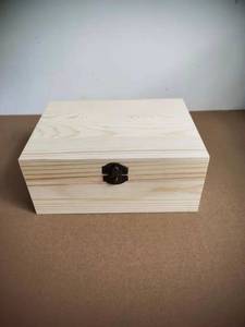 Elegante Scatola <span class=keywords><strong>Regalo</strong></span> <span class=keywords><strong>in</strong></span> <span class=keywords><strong>Legno</strong></span> con Coperchio a Cerniera per Gioielli e Profumi, Custodia di Lusso per Matrimoni - Product Image 4