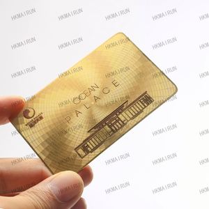 Wholesale <b>Metal</b> Membership Cards With Frosted UV Matte Finish - Product Image 1