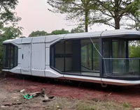 La capsule spatiale la plus vendue Maison moderne préfabriquée de capsule spatiale en conteneur, Maison mobile de capsule spatiale.