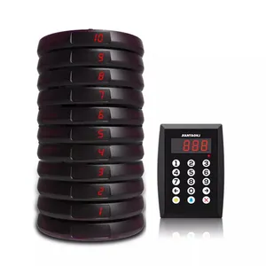 Wireless Buzzer System Waitress Coaster Pager For Restaurant