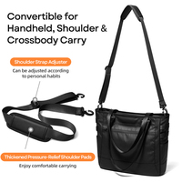 Bolsa de Lujo para Mujer al por Mayor, con Logotipo Personalizado, Unisex, Portátil, para Laptop de 15.6 Pulgadas, Gran Capacidad, para Viajes Diarios