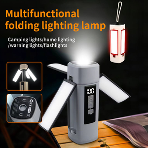 <span class=keywords><strong>Lampe</strong></span> <span class=keywords><strong>de</strong></span> <span class=keywords><strong>poche</strong></span> à affichage numérique extensible à 3 côtés rotatifs pour camping avec aimant - Product Image 5