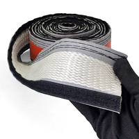 Funda Protectora de Fibra de Vidrio Removible para Alta Temperatura con Cierre de Gancho y Bucle, Instalación Rápida, Sin Tiempo de Inactividad, Protector de Cables y Mangueras Industriales
