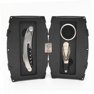 Ensemble de 5 ouvre-bouteilles à vin, <span class=keywords><strong>tire</strong></span>-<span class=keywords><strong>bouchon</strong></span>, kit d'accessoires <span class=keywords><strong>Screwpull</strong></span> avec autocollants pour boissons, <span class=keywords><strong>tire</strong></span>-bouchons et ouvre-bouteilles essentiels - Product Image 3