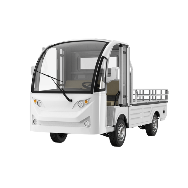 Customized Half Roof 2 Seats Flatbed Mini Truck 2 Ton Electric Car Cargo Delivery Truck for Sale