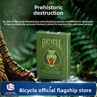 Cartes à Jouer Design T-Rex Préhistorique Jurassic – Jeu de Cartes Premium de Collection pour Magie, Cardistry et Poker – Vente en Gros/Détail