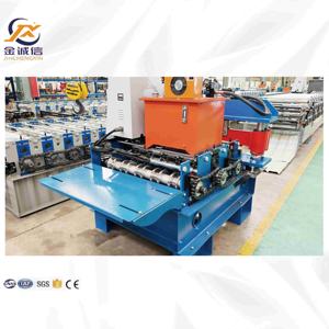 ماكينة ثني وتشكيل ألواح التسقيف المعدنية PPGI شبه المنحرفة الأوتوماتيكية الهيدروليكية لقطع الحواف والخزانات والأحواض - Product Image 4