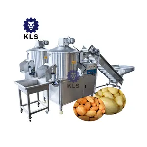 Máquina cortadora de patatas fritas industriales KLS, máquina peladora de patatas, máquina cortadora de patatas fritas, patatas fritas