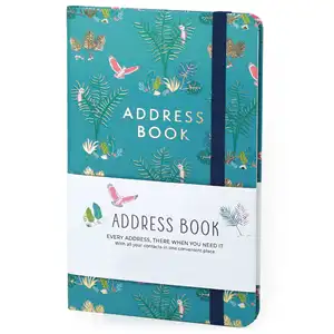 LABON Wholesale Pu Personalized Custom Size Design Printing A5 Hardcover Address Book