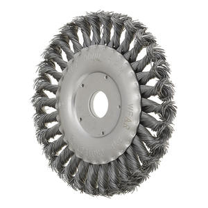Abrasives, Wire <b>Brushes</b>, FERVI CIRCULAR <b>BRUSH</b> WITH TWISTED BUNCHES - Product Image 1