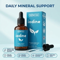 Iodure de potassium liquide en gouttes 60 ml, complément d'iode sans saveur, OEM ODM, marque privée