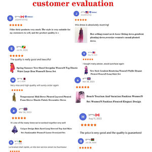 Miyake kadın High-End yaz gökkuşağı kontrast renk pileli gevşek zayıflama tasarım zemin uzunluğu tombul kızlar için sahil - Product Image 6