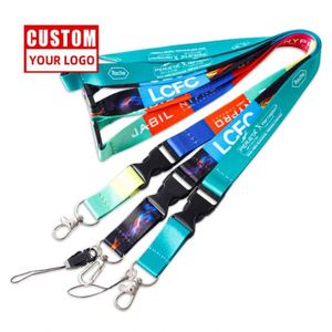 Cheap Custom Bulk Key ID Badge Holder Anime Sublimation Lanyards - Product Image 2
