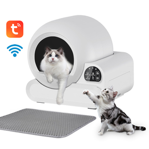 Intelligent Luxury Self-Cleaning Odor Control <strong>Cat</strong> <strong>Litter</strong> <strong>Box</strong> Extra Large Open Automatic Plastic Smart <strong>Litter</strong> Pan WiFi Enabled - Product Image 1