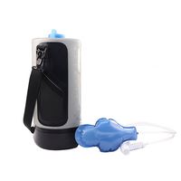 Échantillon gratuit pompe de douche solaire 20L 30L pour le camping en plein air sac de douche portable en maille PVC pour le stockage de l'eau