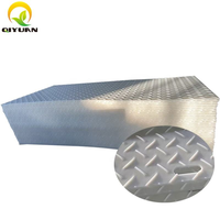 Tapis de protection du sol / Tapis routiers temporaires en PE / Tapis pour dragline, extrudés CNC, légers, découpés, 25 mm/20 mm, antidérapants, texturés